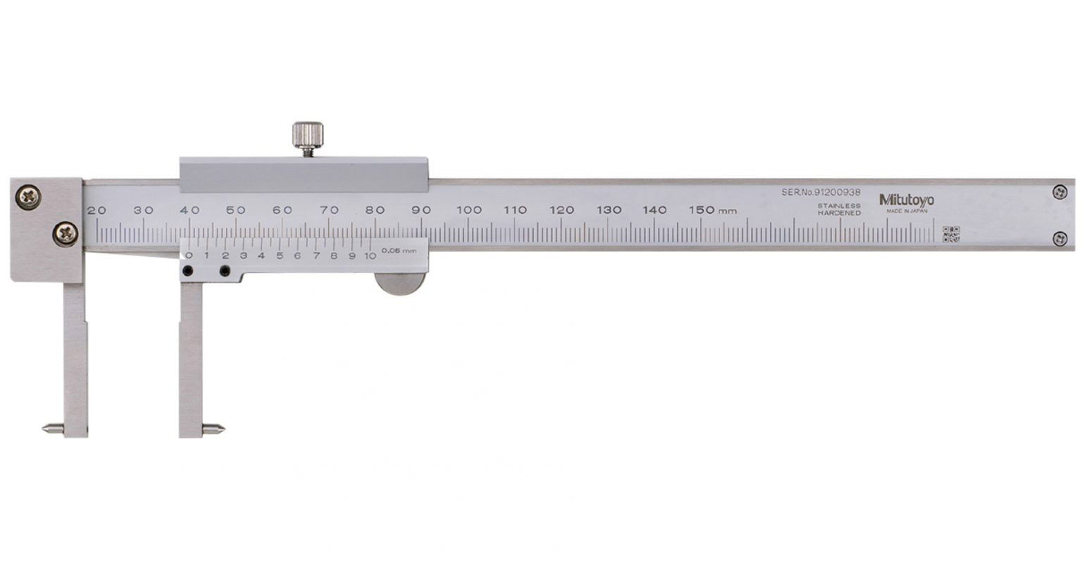 Mitutoyo Belső tolómérő kifelé álló mérőcsúccsal, hegyes típus, 20.1-150 mm, 0.05 mm (536-146) termék fő termékképe