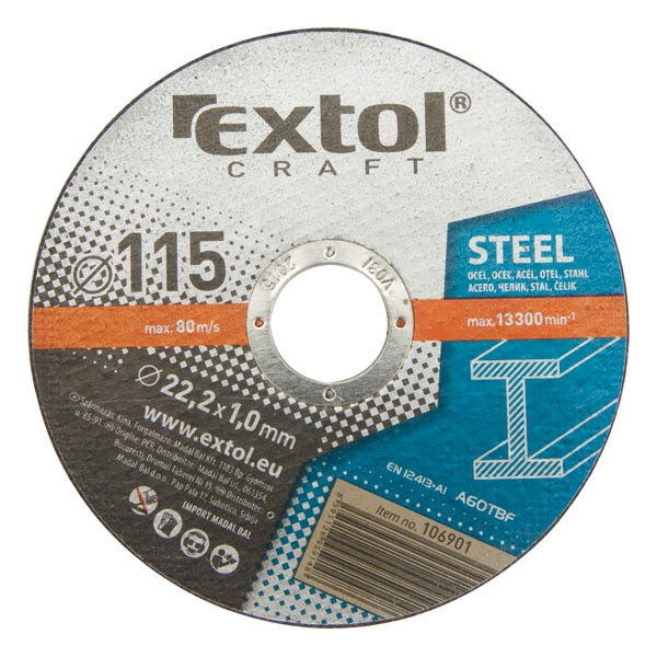 Extol 106902 vágókorong acélhoz 125mm termék fő termékképe