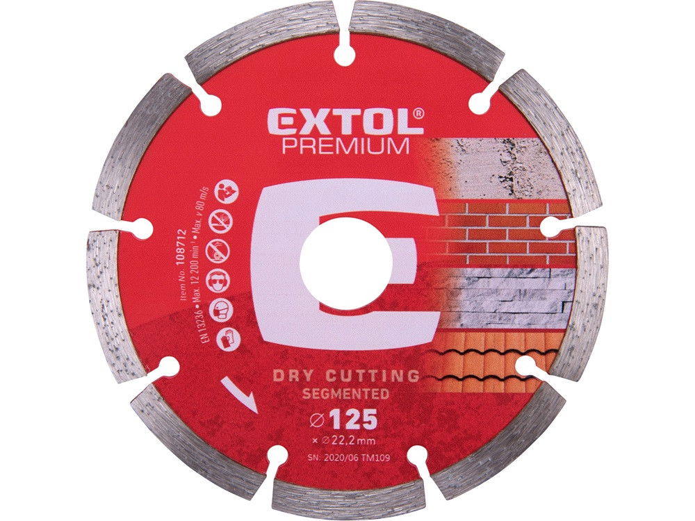 Extol 108711 gyémántvágó szegmenses 115mm termék fő termékképe