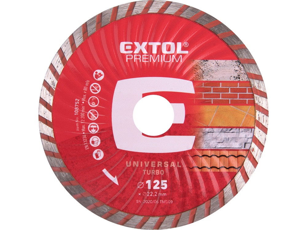 Extol 108751 gyémántvágó TURBO 115mm termék fő termékképe