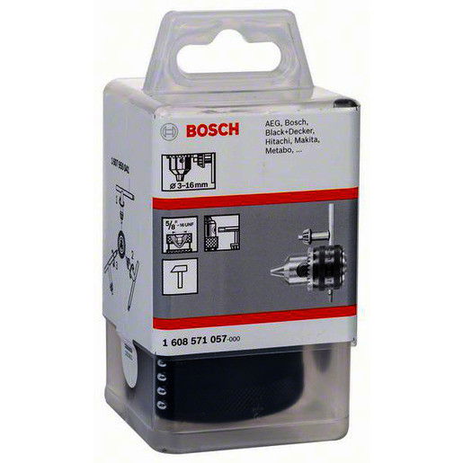Bosch 1608571057 Fogaskoszorús fúrótokmány 3-16mm 5/8" befogás termék fő termékképe