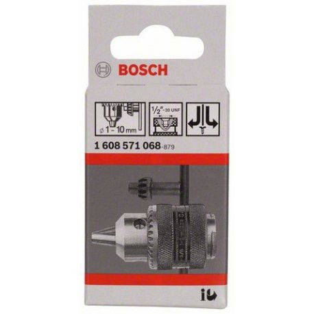 Bosch 1608571068 Fogaskoszorús fúrótokmány 1-10mm 1/2" befogás termék fő termékképe