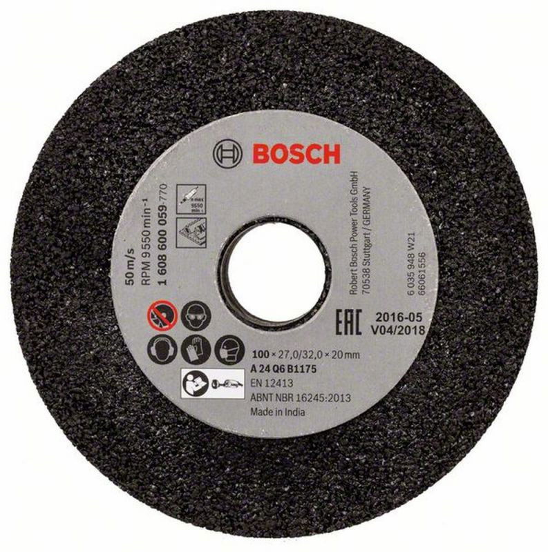 Bosch 1608600059 csiszolókorongok egyenes csiszolókhoz 100mm termék fő termékképe