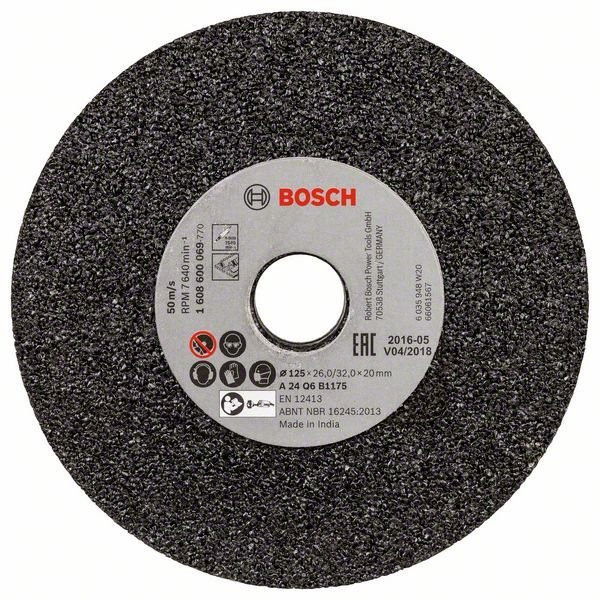 Bosch 1608600069 csiszolókorongok egyenes csiszolókhoz 125mm termék fő termékképe