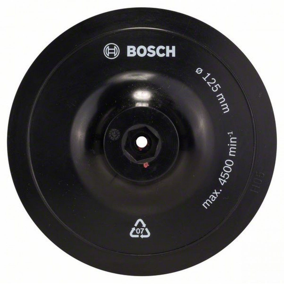 Bosch 1609200154 Alátéttányér tépőzáras fúrógéphez 125mm termék fő termékképe