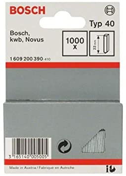 Bosch 1609200390 Typ40 tűzőszegek 23mm 1000db termék fő termékképe