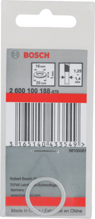 Bosch 2600100188 Szűkítőgyűrű körfűrészlaphoz 20-16mm termék fő termékképe