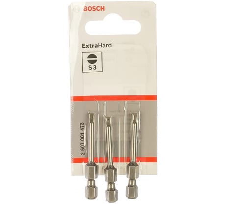 Bosch 2607001473 Extra kemény csavarbit lapos S0,5x3,0mm 3db termék fő termékképe