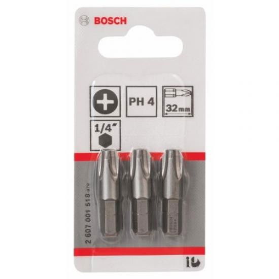 Bosch 2607001518 Extra kemény csavarbit PH4 32mm 3db termék fő termékképe