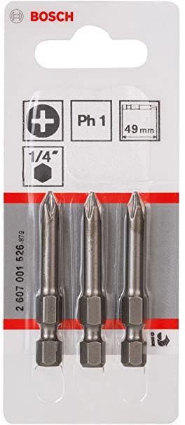 Bosch 2607001526 Extra kemény csavarbit PH1 49mm 3db termék fő termékképe