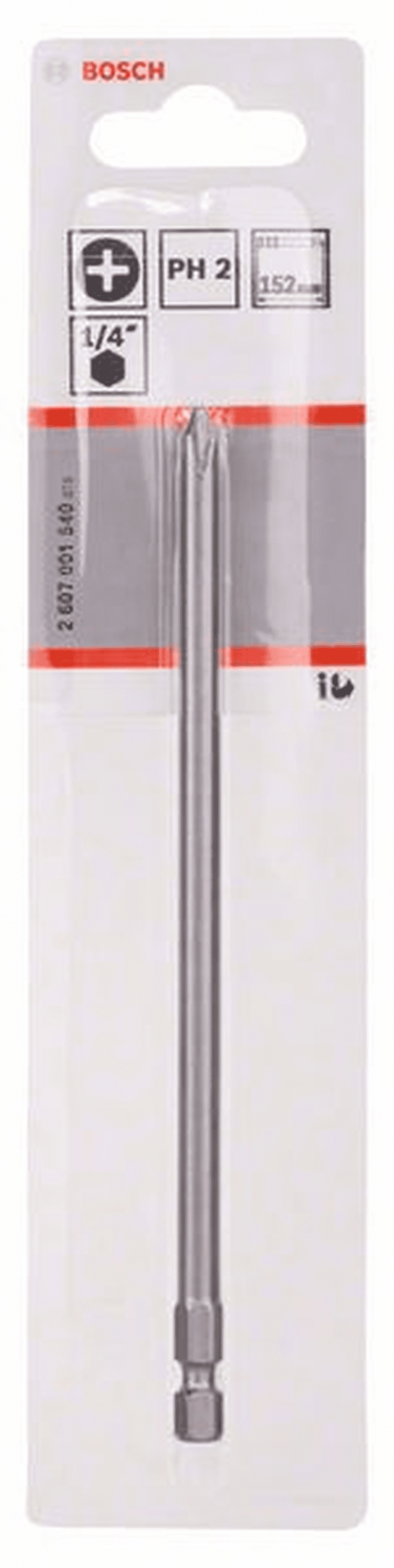 Bosch 2607001540 Extra kemény csavarbit PH2 152mm termék fő termékképe