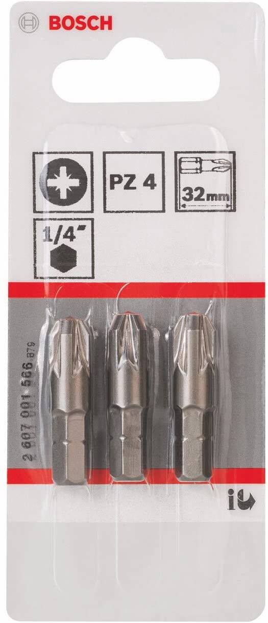 Bosch 2607001566 Extra kemény csavarbit PZ4 32mm 3db termék fő termékképe