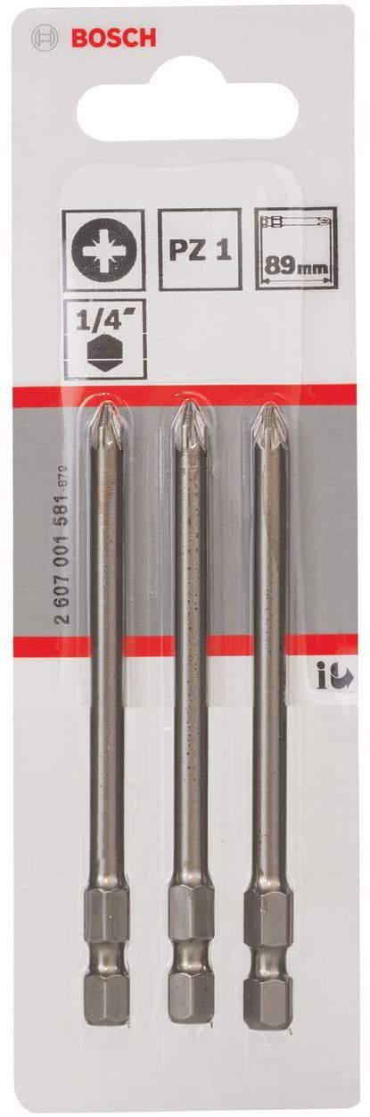 Bosch 2607001581 Extra kemény csavarbit PZ1 89mm 3db termék fő termékképe
