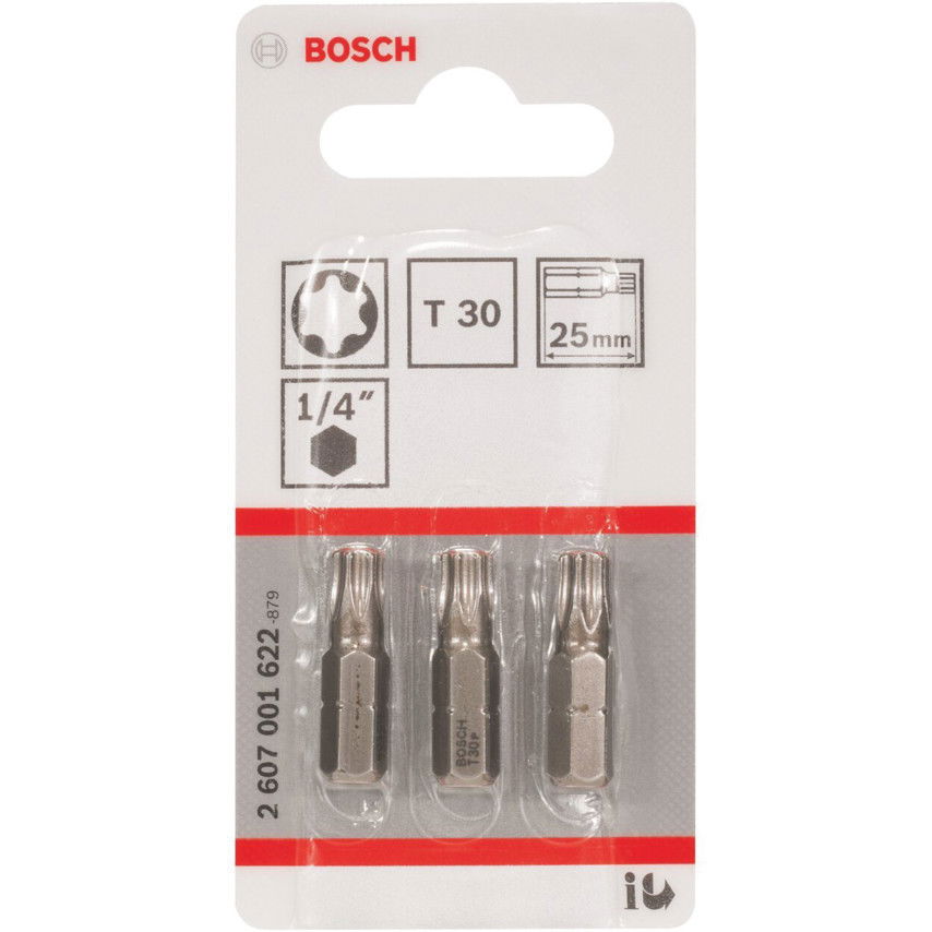 Bosch 2607001622 Extra kemény csavarbit T30 25mm 3db termék fő termékképe