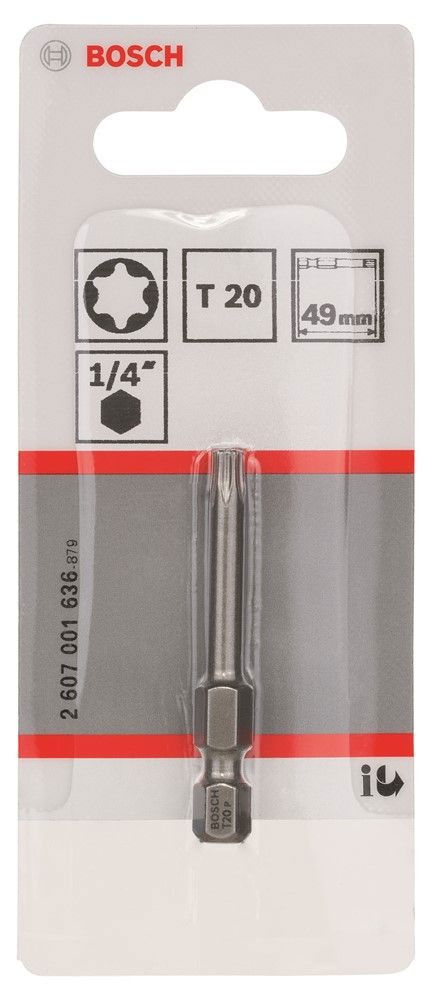Bosch 2607001636 Extra kemény csavarbit T20 49mm 3db termék fő termékképe