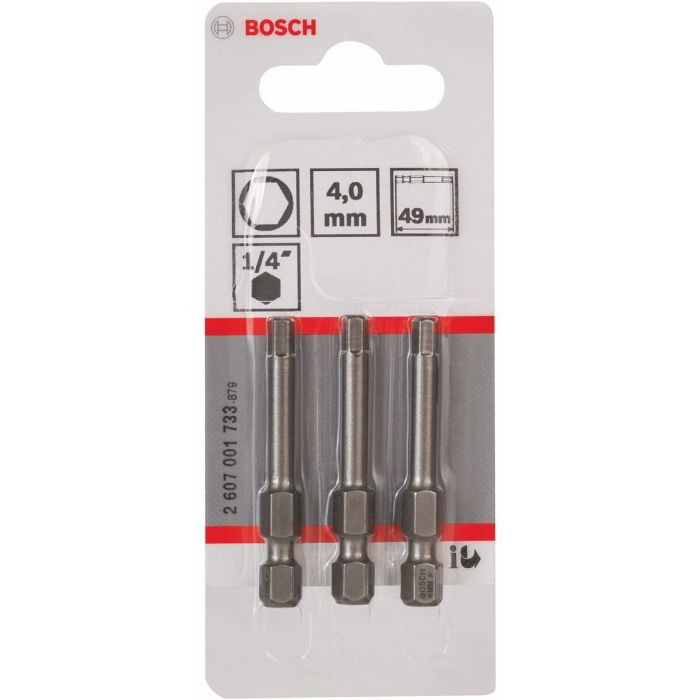 Bosch 2607001733 Extra kemény csavarbit HEX 4 49mm 3db termék fő termékképe