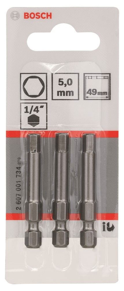Bosch 2607001734 Extra kemény csavarbit HEX 5 49mm 3db termék fő termékképe