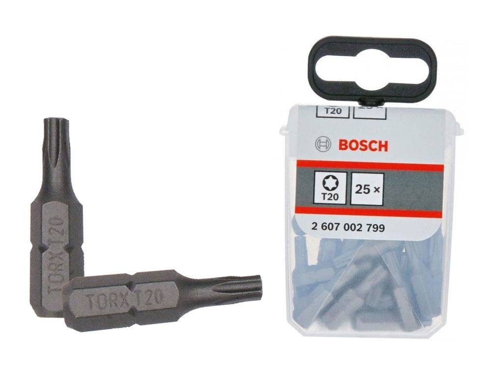 Bosch 2607002799 Extra kemény csavarbit T20 25mm 25db termék fő termékképe