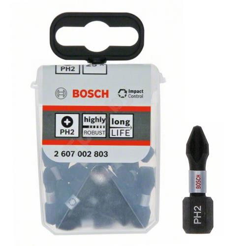 Bosch 2607002803 Impact Control csavarbit PH2 25mm 25db termék fő termékképe