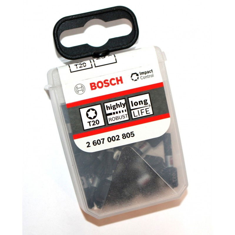 Bosch 2607002805 Impact Control csavarbit T20 25mm 25db termék fő termékképe