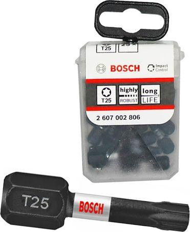 Bosch 2607002806 Impact Control csavarbit T25 25mm 25db termék fő termékképe