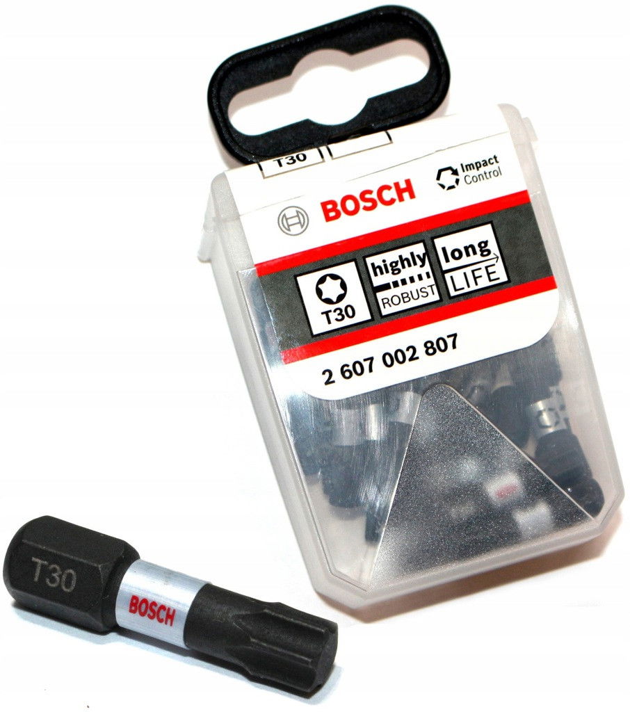Bosch 2607002807 Impact Control csavarbit T30 25mm 25db termék fő termékképe