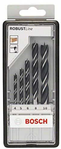 Bosch 2607010527 fa spirálfúró Robust Line készlet 5db 4-10mm termék fő termékképe