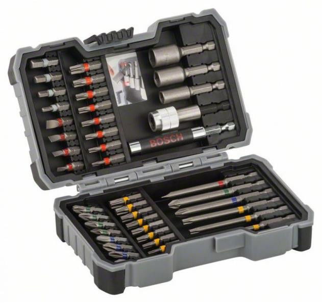 Bosch 2607017164 Extra Hard csavarbit- és dugókulcskészlet 43db termék fő termékképe