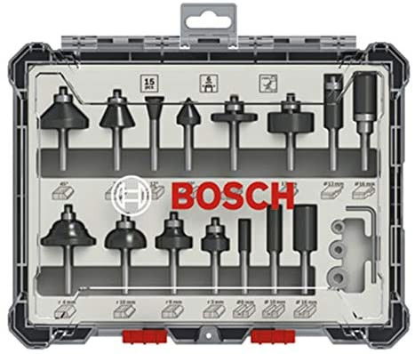 Bosch 2607017471 vegyes alakmaróbetét készlet 15db-os 6mm-es szárral termék fő termékképe