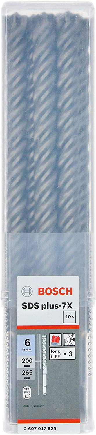 Bosch 2607017529 SDS PLUS-5x fúró 6x200mm 10db-os kiszerelés termék fő termékképe