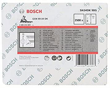 Bosch 2608200009 D fejű szalaszegek SN34DK 90G típus 90mm 2500db termék fő termékképe
