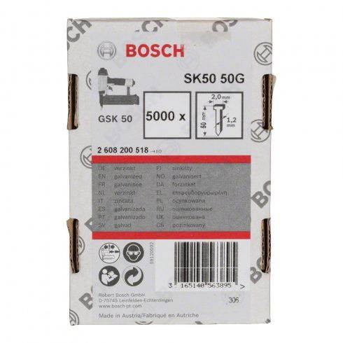 Bosch 2608200518 SK50 50G huzalszegek 50mm 5000db termék fő termékképe