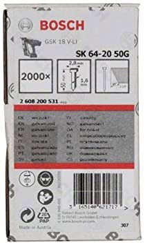 Bosch 2608200531 SK64-20 50G kartácsszegek 50mm 2000db termék fő termékképe