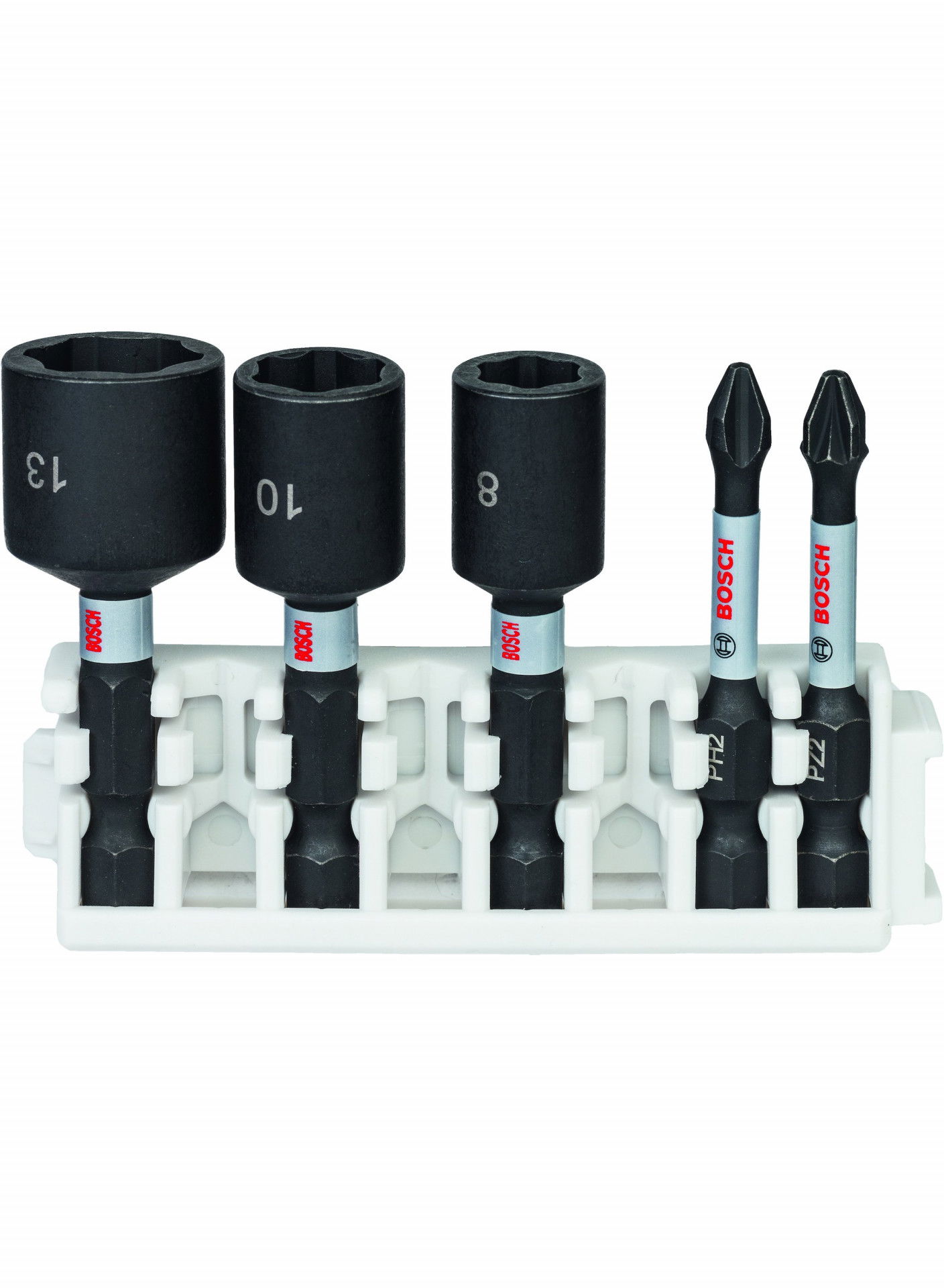 Bosch 2608522350 Impact Pick And Click csavarbit és dugókulcs készlet 5db termék fő termékképe