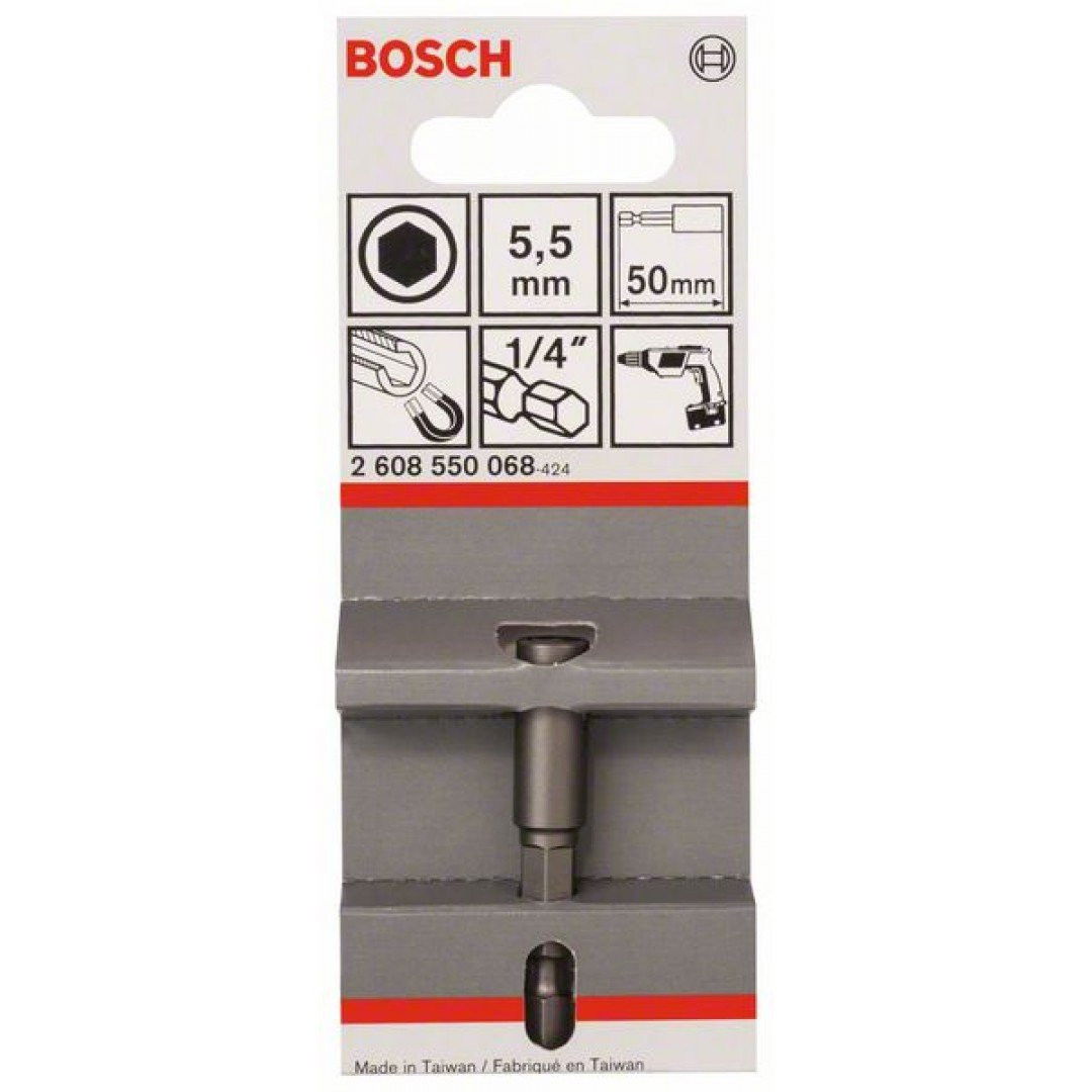 Bosch 2608550068 Extra Hard dugókulcs 5,5mm 1/4" bitbefogással 50mm termék fő termékképe