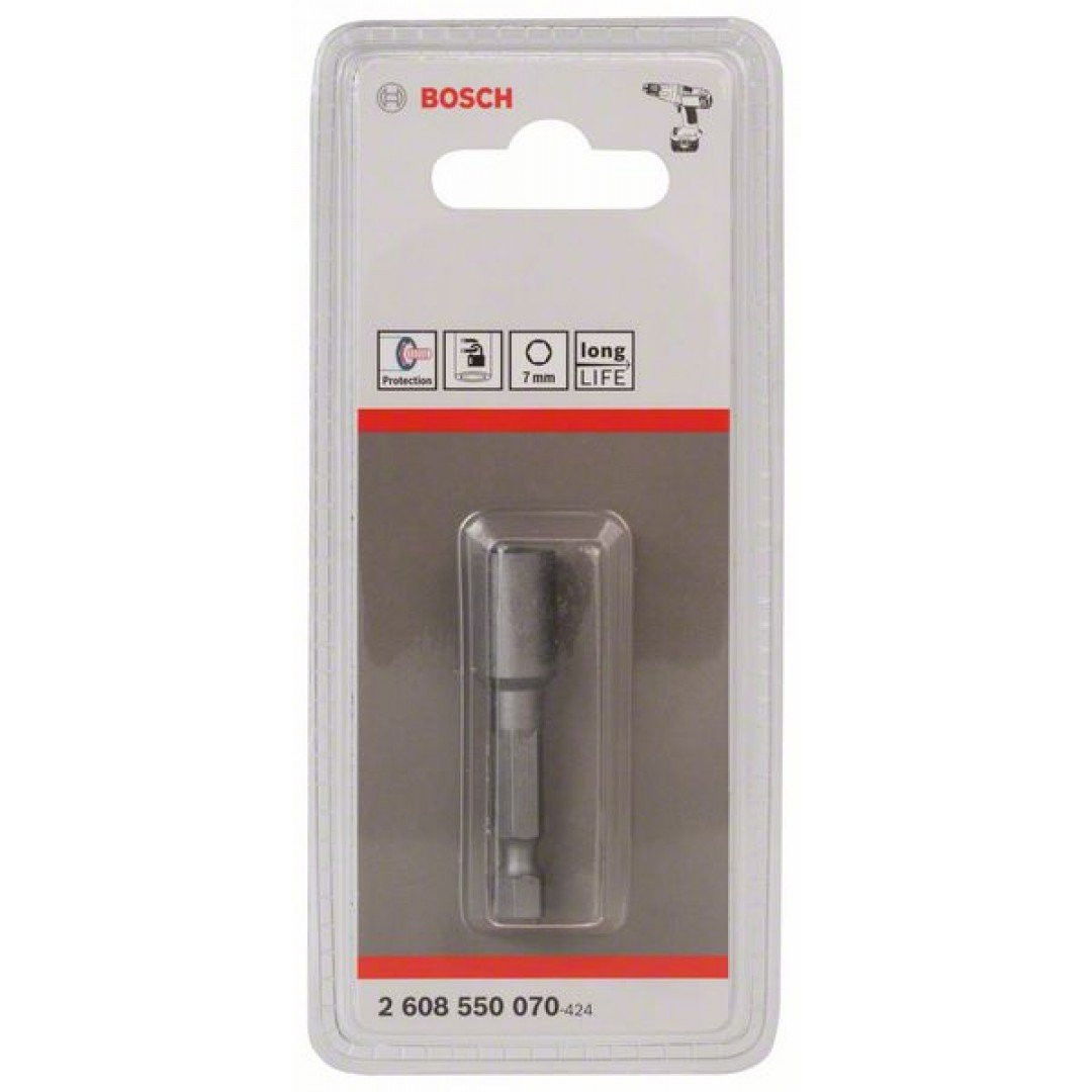 Bosch 2608550070 Extra Hard dugókulcs 7mm 1/4" bitbefogással 50mm termék fő termékképe