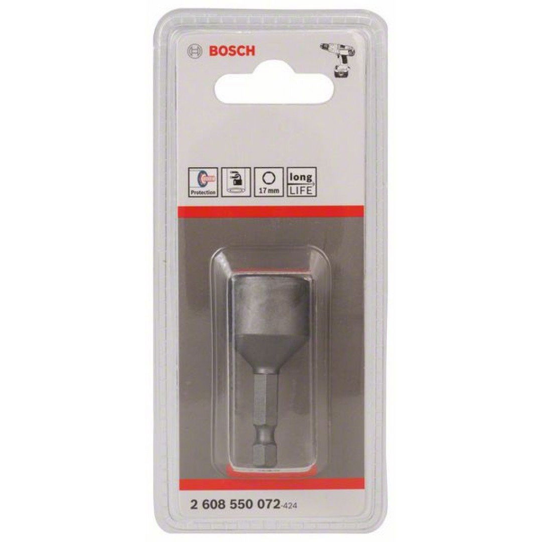 Bosch 2608550072 Extra Hard dugókulcs 17mm 1/4" bitbefogással 50mm termék fő termékképe