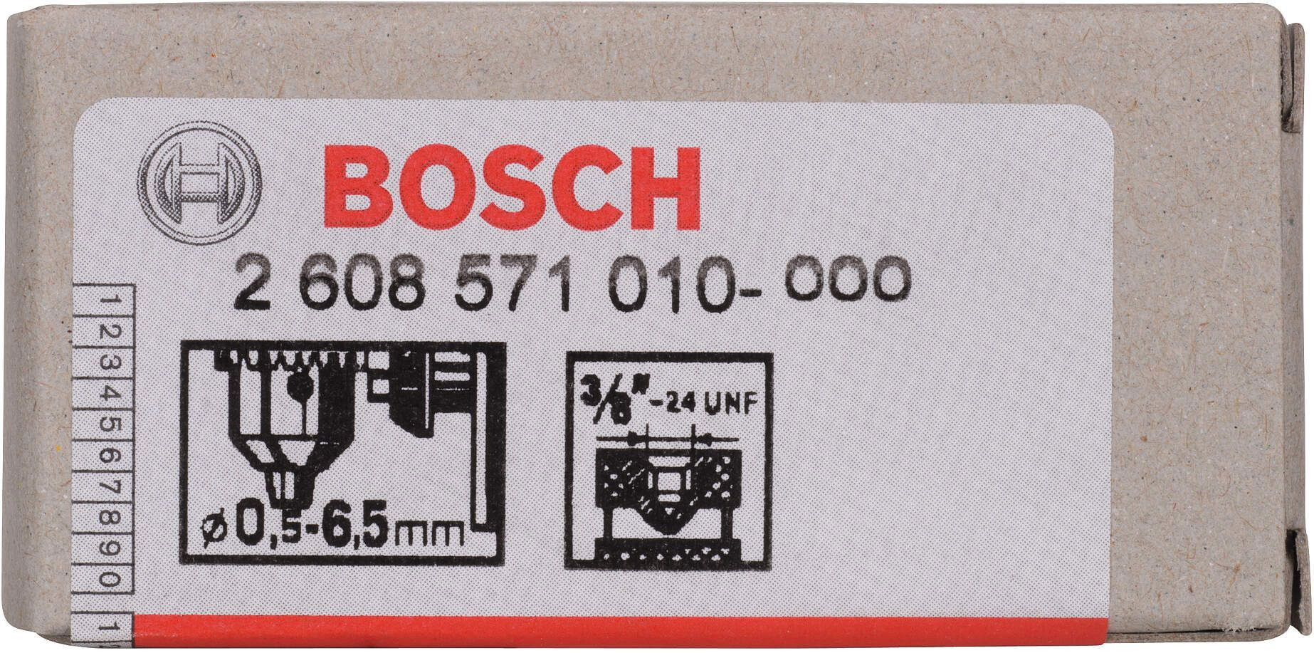 Bosch 2608571010 Fogaskoszorús fúrótokmány 0,5-6,5mm 3/8" befogás termék fő termékképe