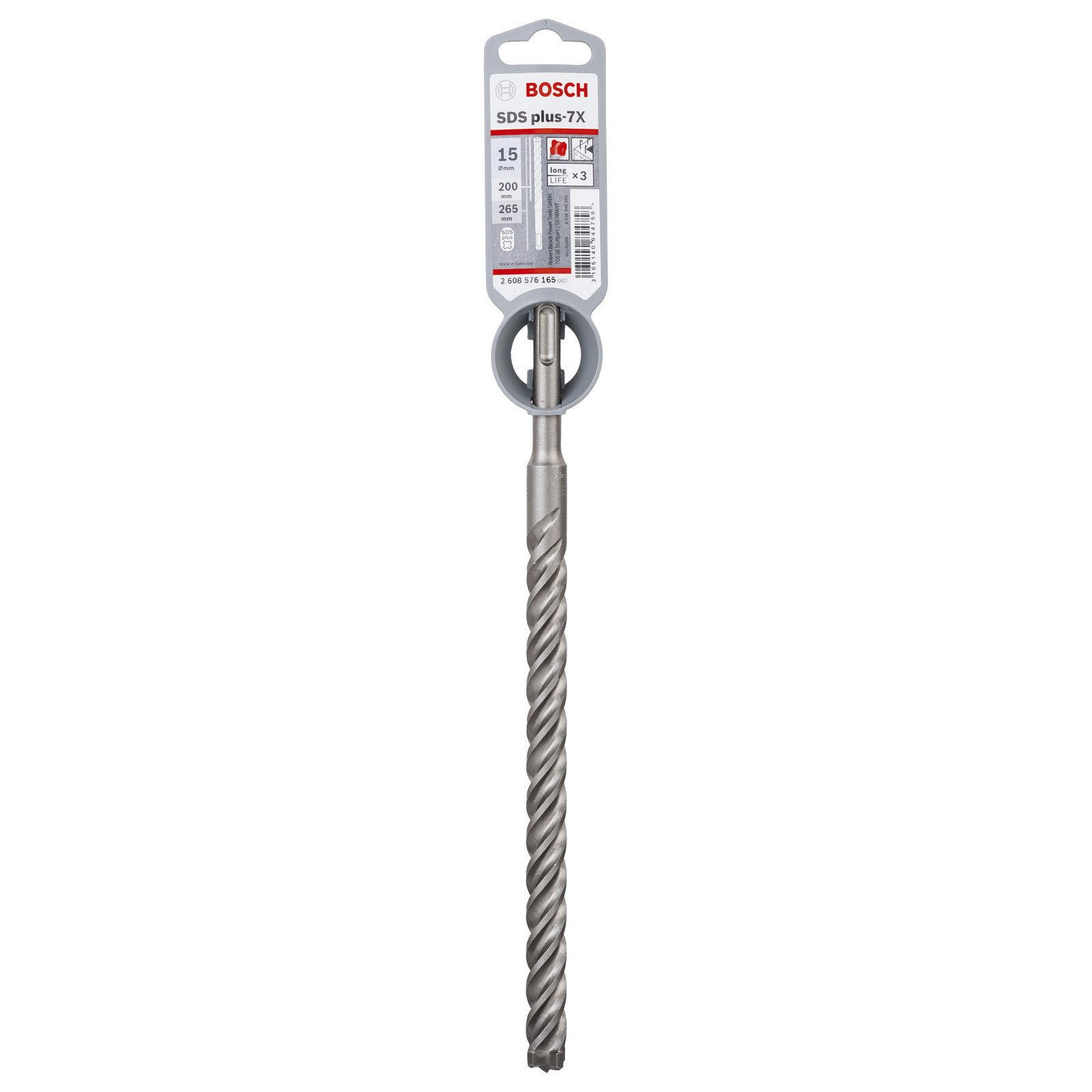 Bosch 2608576165 SDS plus-7X fúrószár 15x200mm termék fő termékképe