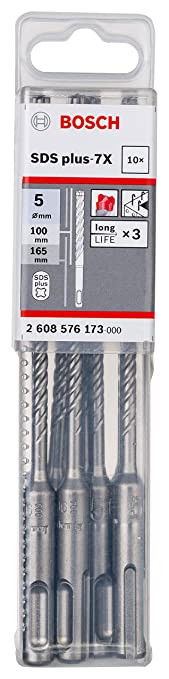 Bosch 2608576173 SDS PLUS-5x fúró 5x100mm 10db-os kiszerelés termék fő termékképe