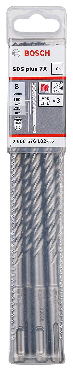 Bosch 2608576182 SDS PLUS-5x fúró 8x150mm 10db-os kiszerelés termék fő termékképe