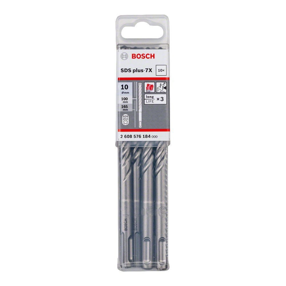 Bosch 2608576184 SDS PLUS-5x fúró 10x100mm 10db-os kiszerelés termék fő termékképe