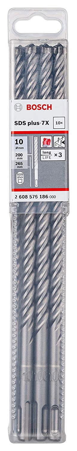 Bosch 2608576186 SDS PLUS-5x fúró 10x200mm 10db-os kiszerelés termék fő termékképe