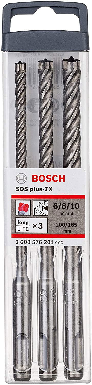 Bosch 2608576201 Bosch SDS PLUS-7x fúró készlet 6/8/10mm termék fő termékképe