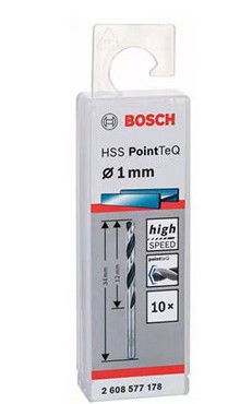 Bosch 2608577178 pointteq fémfúró 1mm termék fő termékképe