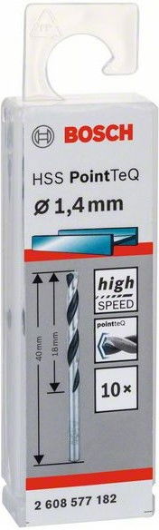 Bosch 2608577182 pointteq fémfúró 1,4mm termék fő termékképe