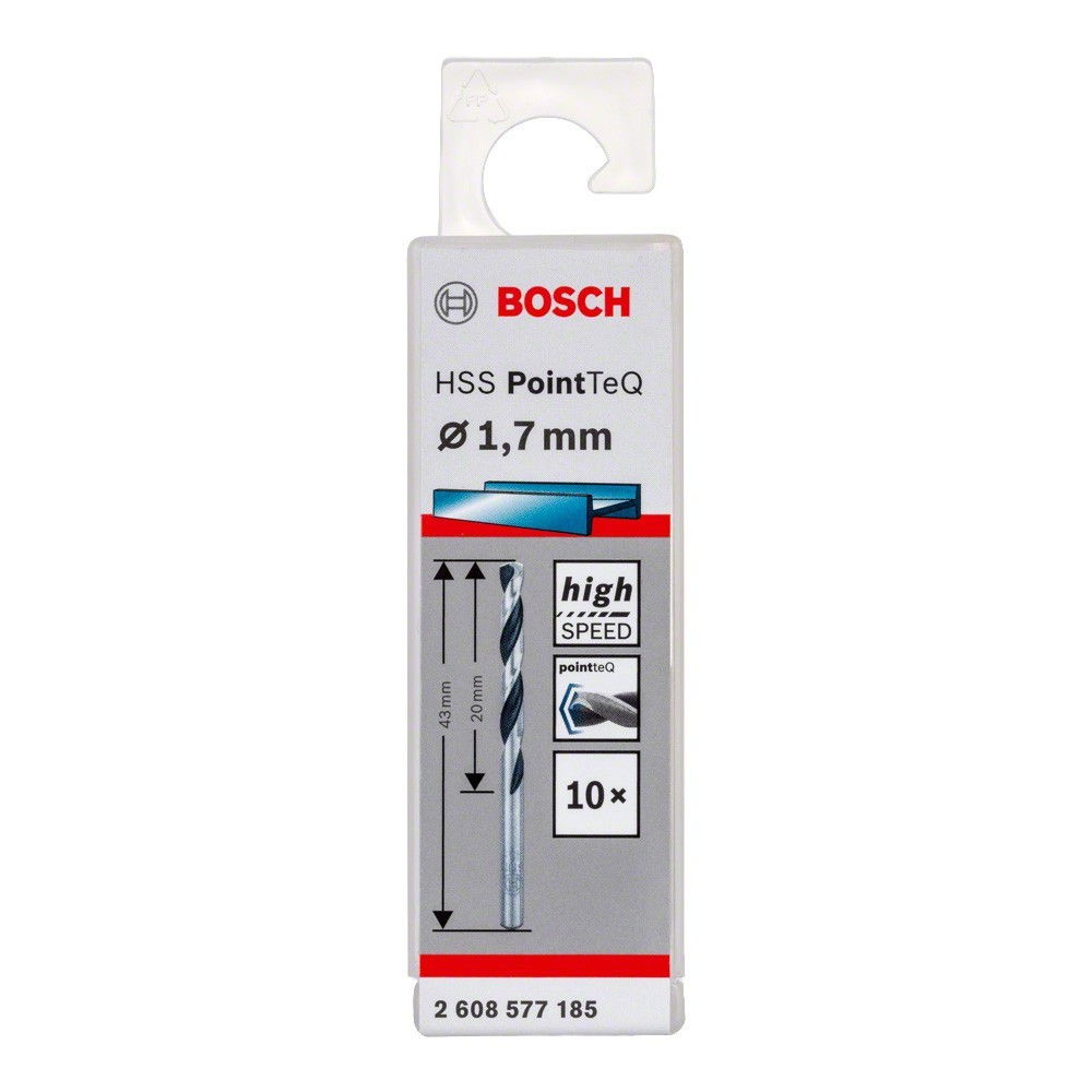Bosch 2608577185 pointteq fémfúró 1,7mm termék fő termékképe