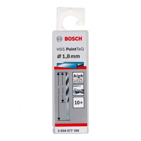 Bosch 2608577186 pointteq fémfúró 1,8mm termék fő termékképe