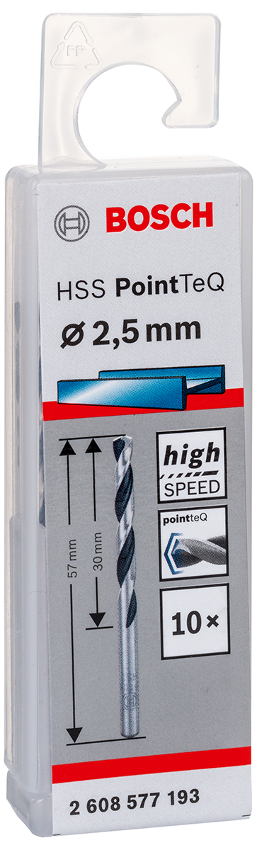 Bosch 2608577193 pointteq fémfúró 2,5mm termék fő termékképe