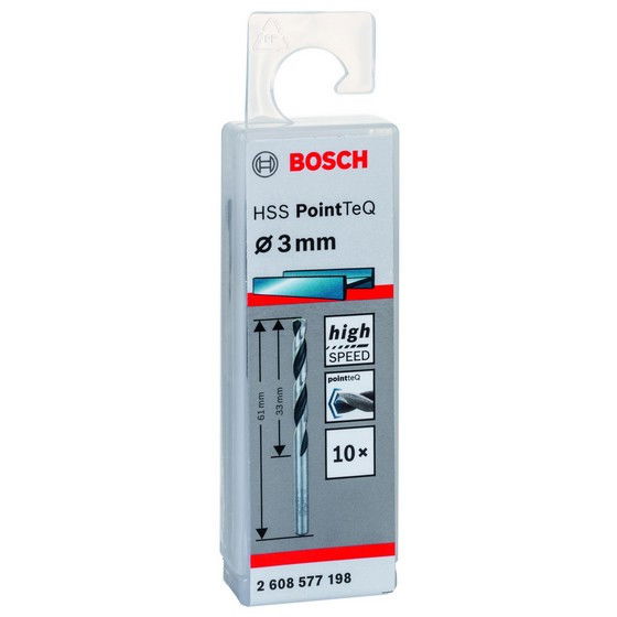 Bosch 2608577198 pointteq fémfúró 3mm termék fő termékképe